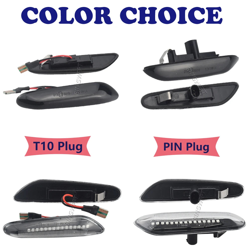 High Quality Dynamic LED Fender Light Side Marker For BMW E60 E61 E90 E91 E87 E81 E83 E84 E88 E92 E93 E82 E46 1 3 5