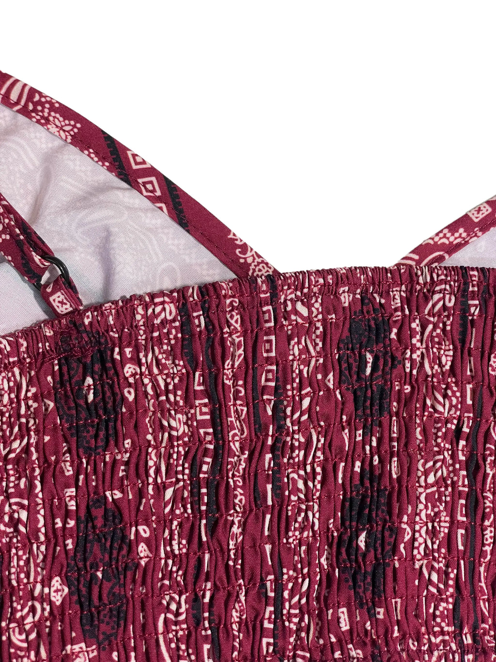 Diepe V-hals Strapless Jurk met Hoge Split, Maxi Jurk met Bloemenprint voor Strand of Feest, Zomerkleding voor Dames