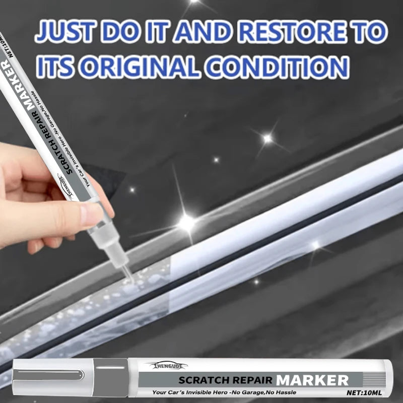 Car Scratch Repair Pen - Self-Use Paint Touch-Up Pen for Cars, Suitable for Repairing Scratches on Dashboards, Car Doors, Trim Strips, Buttons, and Switch Areas Easy to Use, Long-Lasting and Non-Fading, Designed Specifically