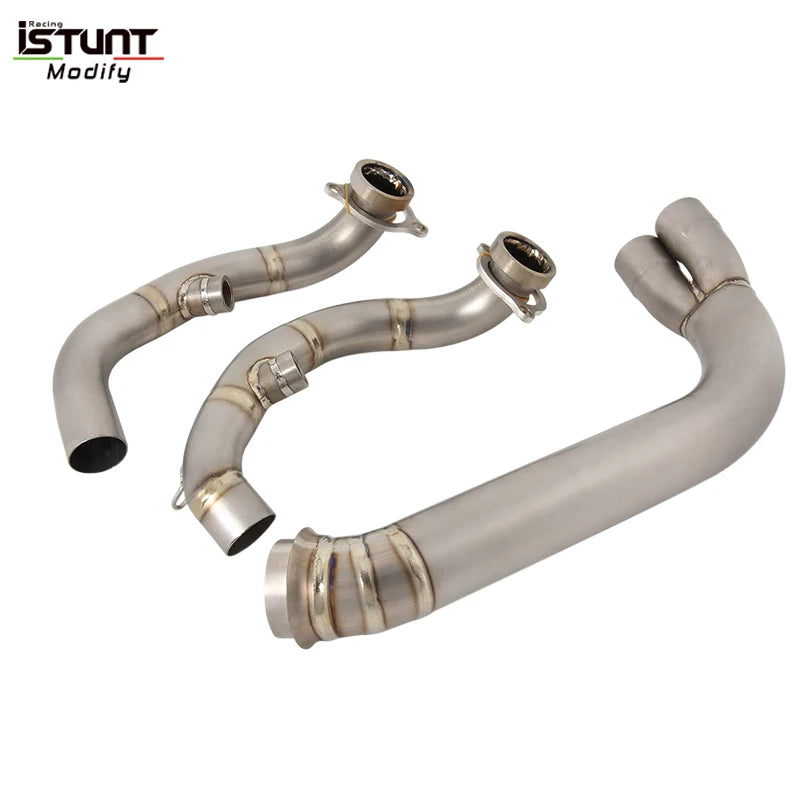 For KTM DUKE 790 890 ADVENTURE R Rally 2018- 2025 Motorcycle Exhaust Escape Moto System Muffler Titanium alloy Front Link Pipe