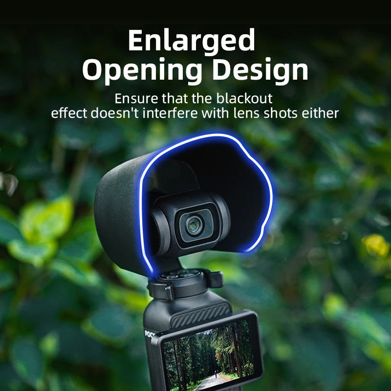 Voor DJI OSMO POCKET 3 Lenskap Zonnekap Cover Sportcamera Anti-Verblinding Beschermhoes Accessoires