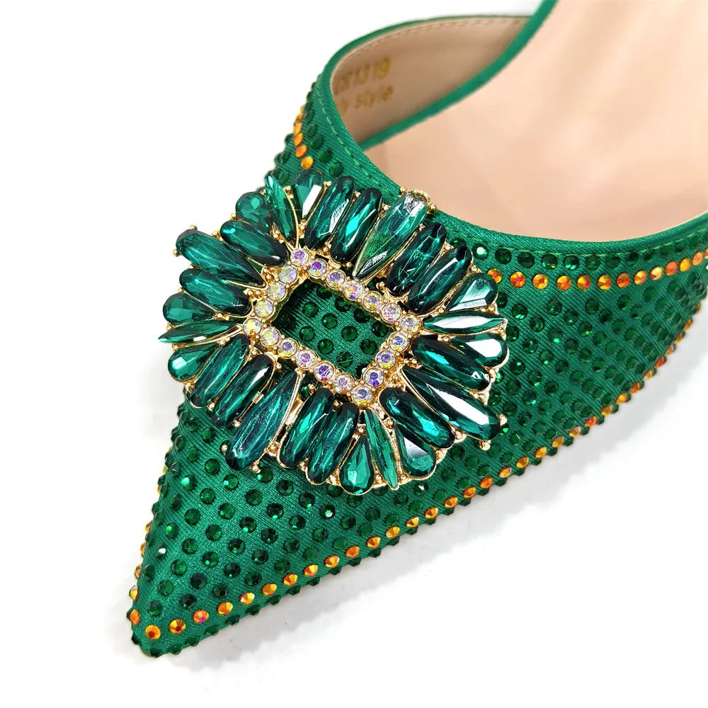 Sandali da donna nigeriani di alta qualità, stile italiano, sandali da donna africani, scarpe di lusso firmate, scarpe da donna 2025