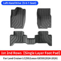 For 2024-2026 Toyota Land Cruiser Lc250, Lexus Gx550 Special Car Foot Mat Tail Box Mat Internal Upgraded Accessories