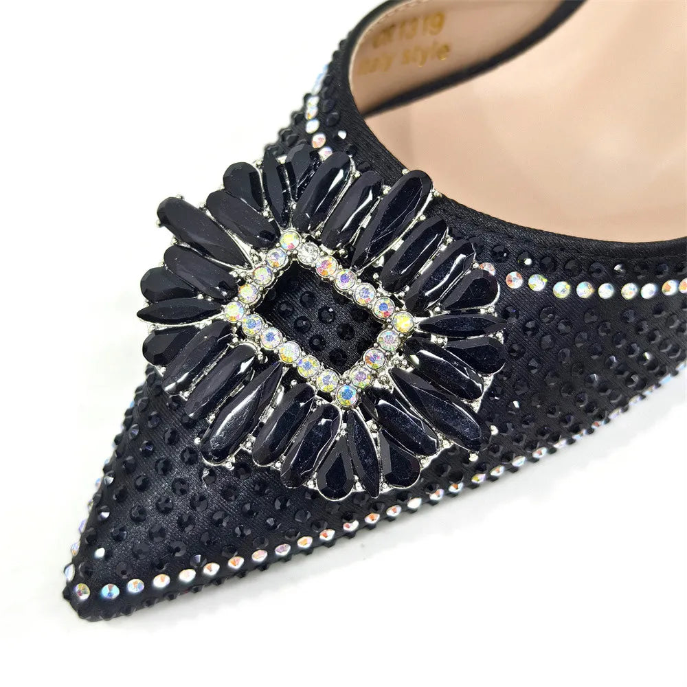 Sandali da donna nigeriani di alta qualità, stile italiano, sandali da donna africani, scarpe di lusso firmate, scarpe da donna 2025