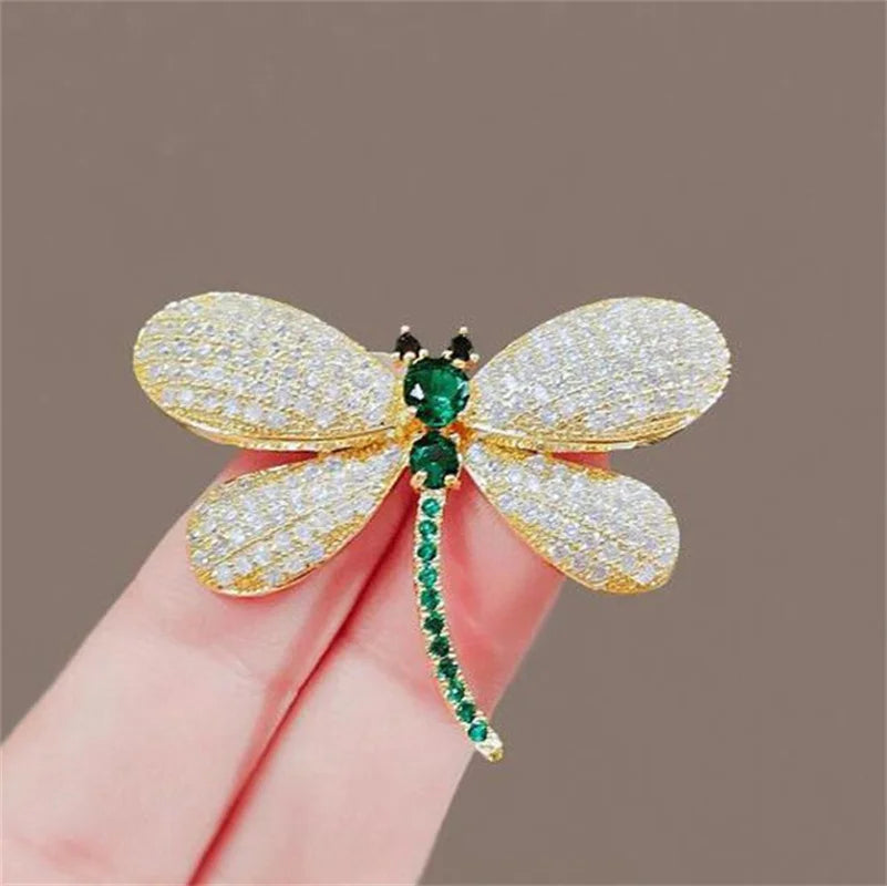 Spille coreane in strass, rosa e perle per donna, con tulipano, spiga di grano, bambù, panda, in zircone, da abbinare a giacche e cappotti femminili
