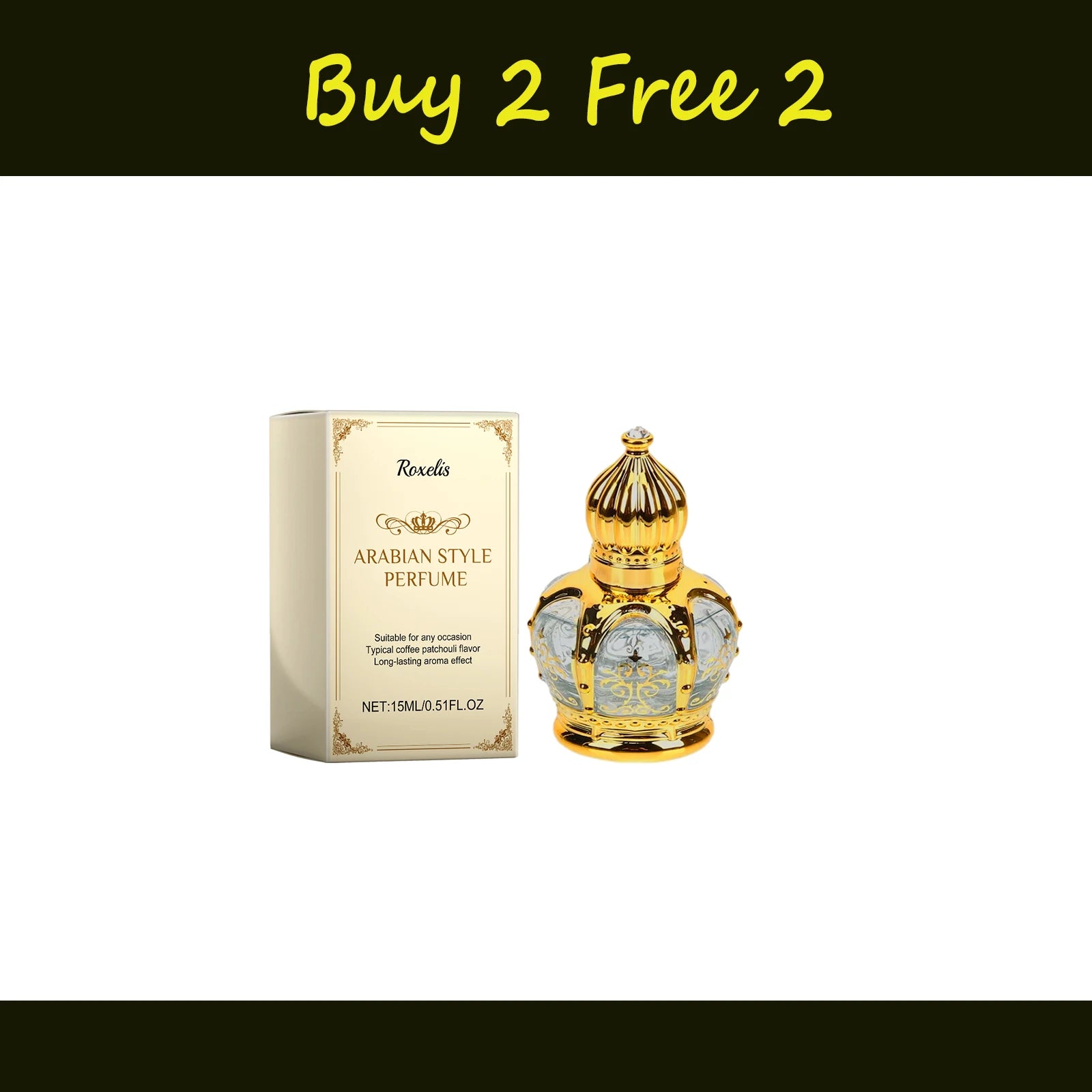 Roxelis15ml Koffie Patchouli Geur, Geur van Natuurlijk Fris en Elegant Lang Blijvende Geur Charme Sfeer Geur