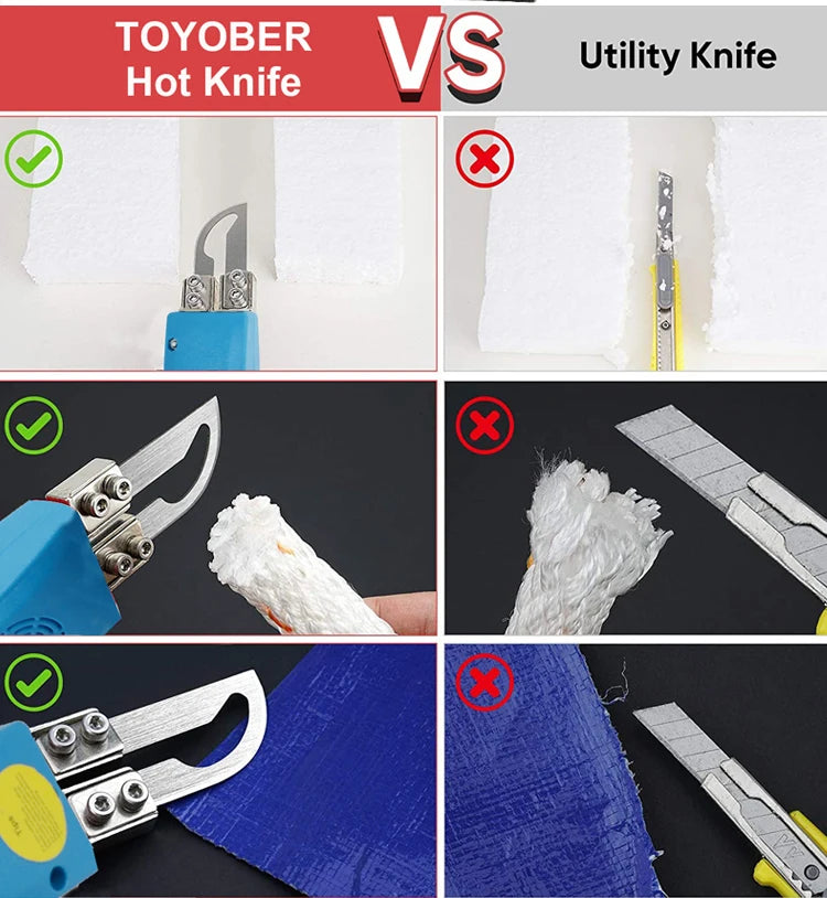 Taglierina a caldo per tessuti, utensile per tagliare funi, taglierina per polistirolo, macchina da taglio elettrica per polistirolo, utensile da taglio fai-da-te, coltello a caldo