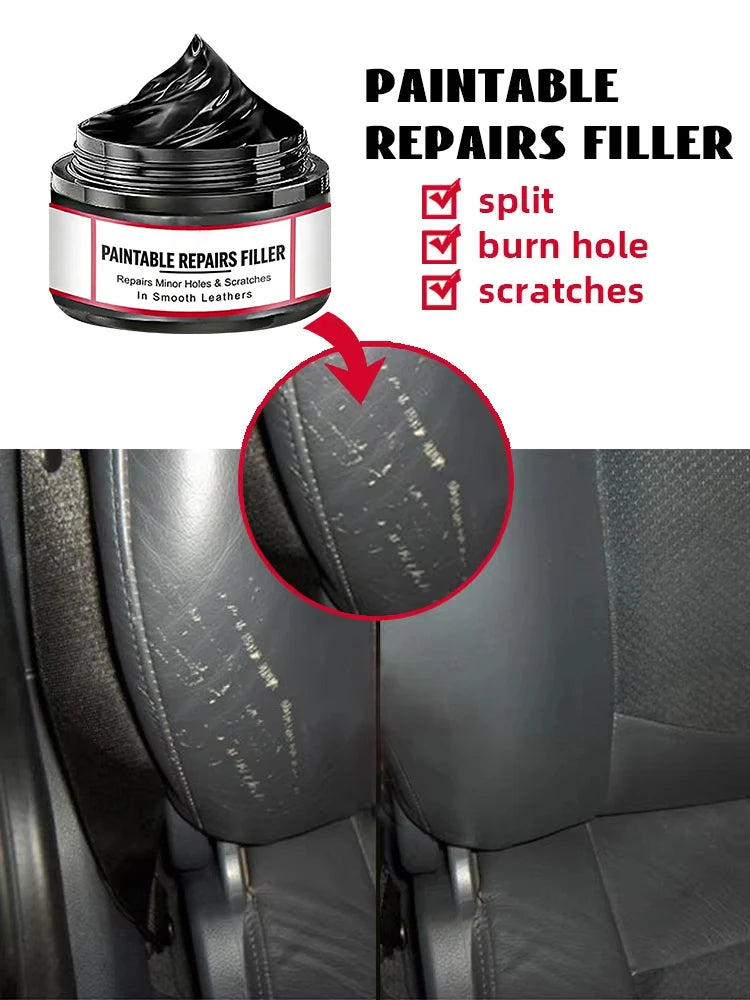 Automotive Plastic Repair Agent Car Interior Exterior Plastic Polishing Wax, Scratch Repair Anti-aging Cream, Suitable for Tires