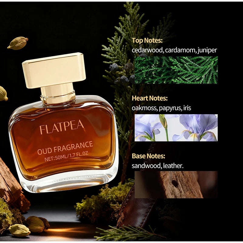 Profumo Arabo al Sandalo Classico Agarwood e Irresistibile Muschio Fragranza a Lunga Durata Elegante Affascinante Legnoso Eau De Parfum