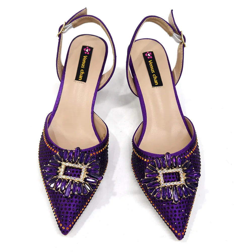 Sandali da donna nigeriani di alta qualità, stile italiano, sandali da donna africani, scarpe di lusso firmate, scarpe da donna 2025