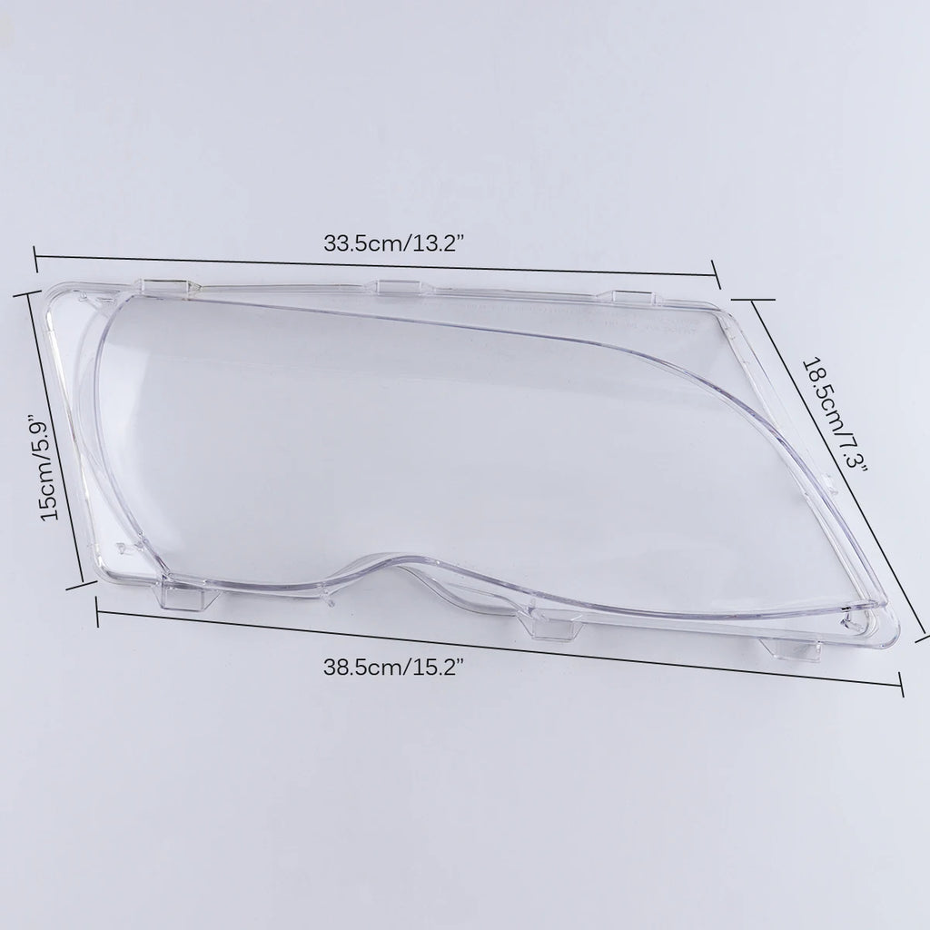 Car Headlight Light Lens Covers for BMW 3 Series E46 318i 320i 325i  4 Doors Sedan 2002-2005 headlight lamp cover