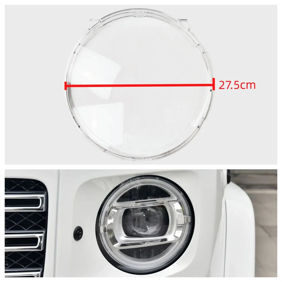 For Mercedes Benz G Class W463 W464 2020 2021 2022 2023 2024 Car Products Headlight Cover Transparent Anti-UV And Anti-Aging