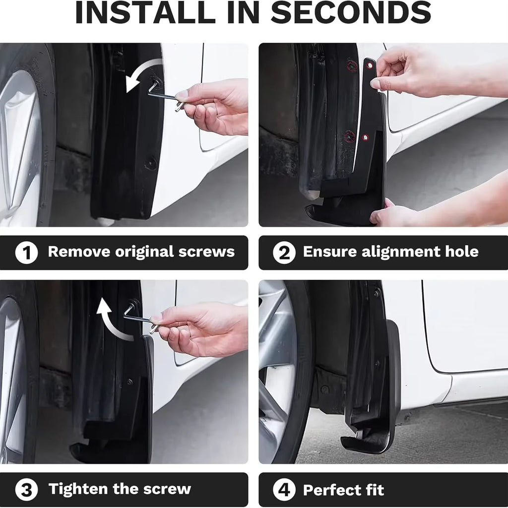 For Tesla New Model Y Juniper Premium/Performance 2025+ TPE Floor Mats Luggage Mat Wear-resistant Foot Pads ModelY Trunk Mats