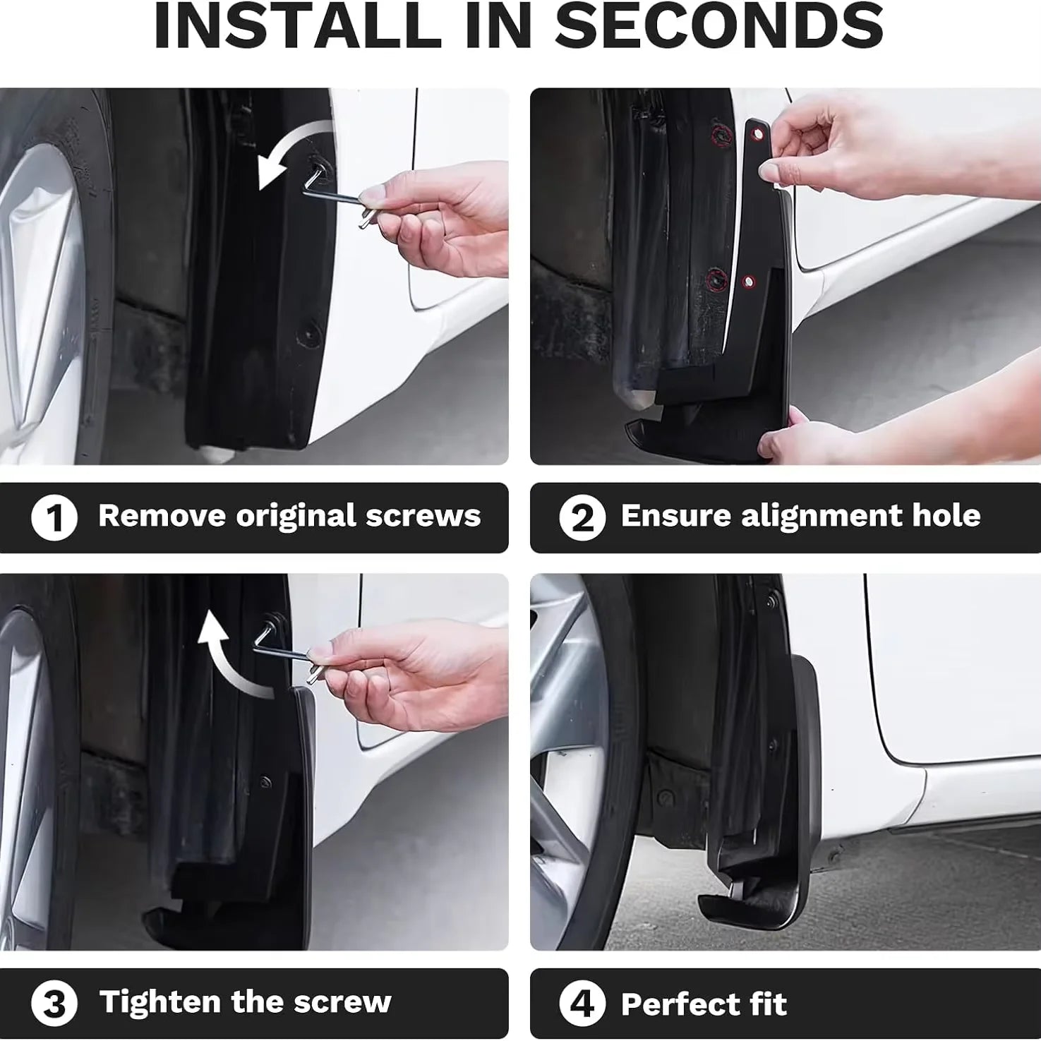 For Tesla New Model Y Juniper Premium/Performance 2025+ TPE Floor Mats Luggage Mat Wear-resistant Foot Pads ModelY Trunk Mats