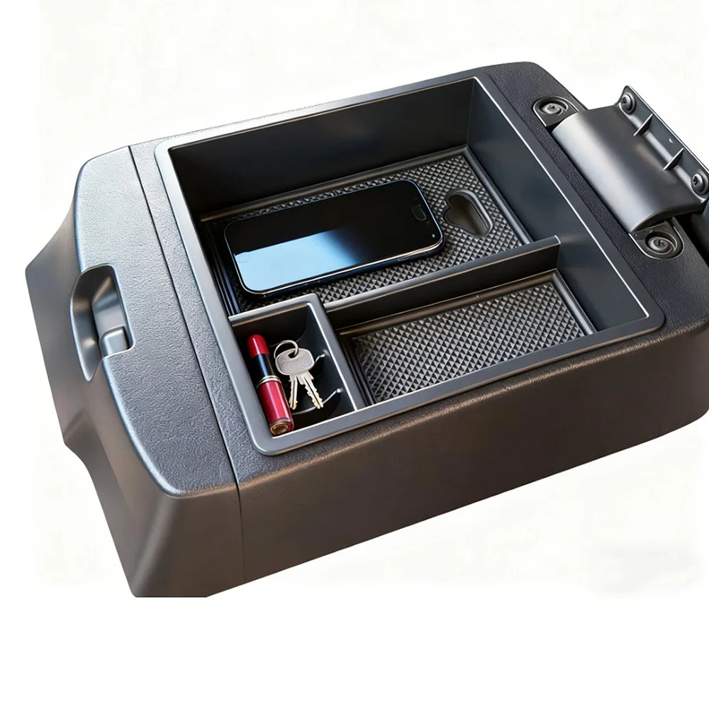 ABS Car Armrest Center Storage Box for Toyota Hilux VIGO Fortuner Innova 2004 - 2014 Center Console Storage Box Accessories