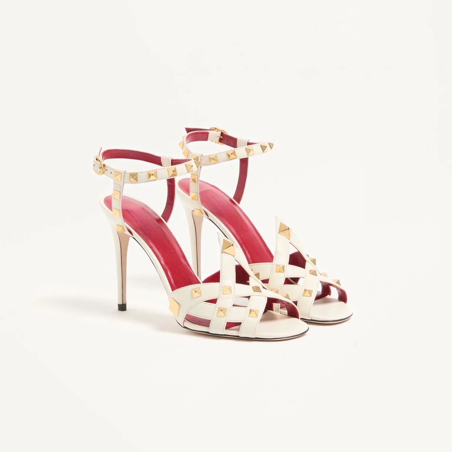 Zomer 2026 Ronde Kop Klinknagel Visbek Slanke Sandalen met Hoge Hak voor Dames, Modieuze Party Dames Plus Size Sandalen