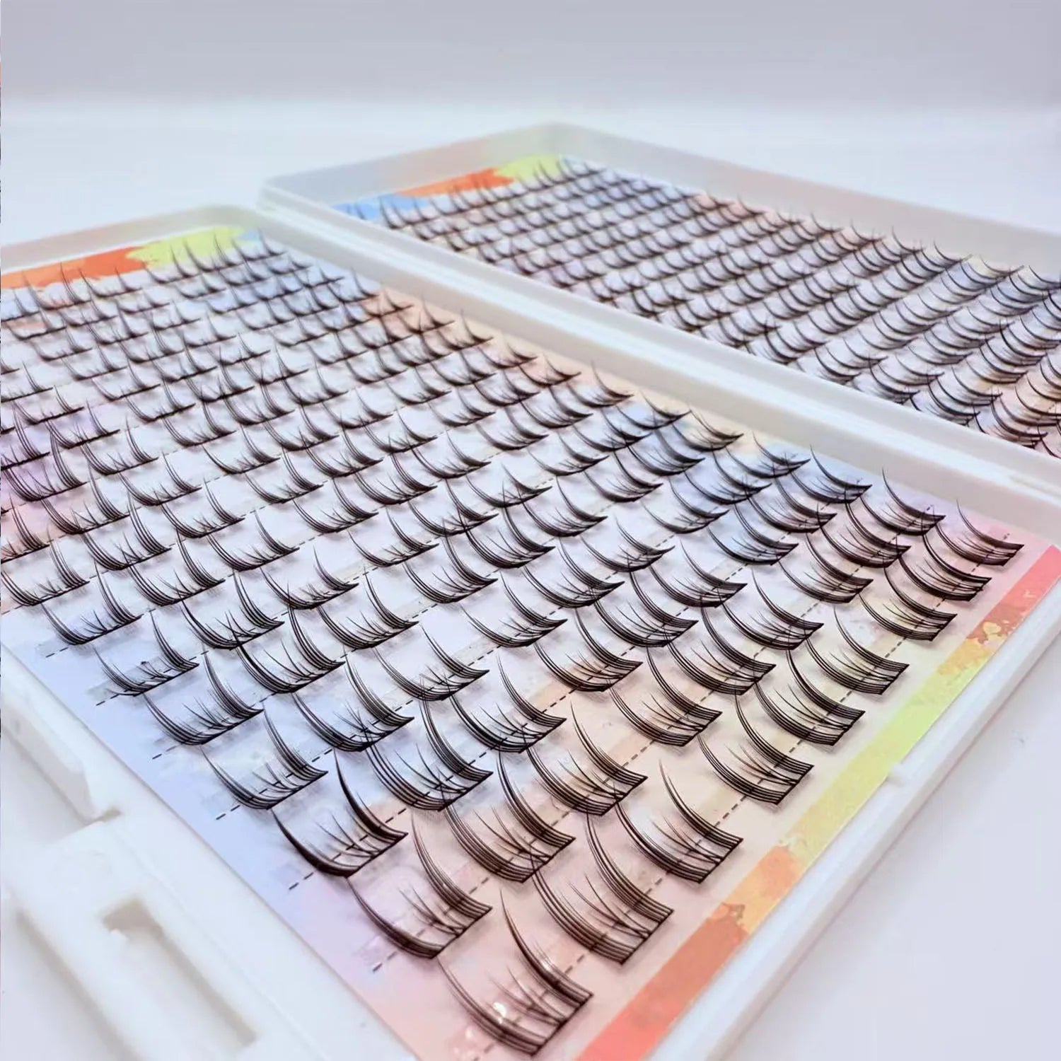 Hot Sales 32 Rows False Eyelash Book  Natural Soft  Daily Makeup Lash Clusters For Beauty