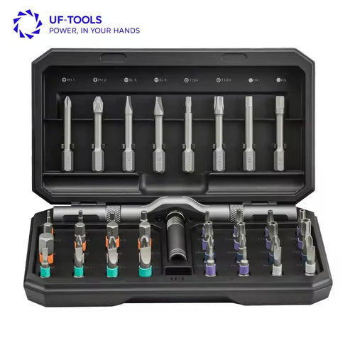 42-in-1 Draadloze Snoerloze Magnetische Ratelschroevendraaierset Draagbare Mini Handgreep Precisie Handgereedschapset voor Huishoudelijke Reparatie