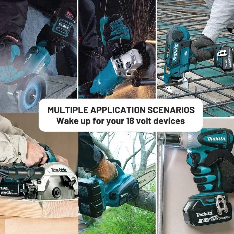 Makita 100% Original DDF487 Trapano Avvitatore a Batteria 18V, Avvitatore a Percussione Elettrico Brushless, Utensile Elettrico Ricaricabile