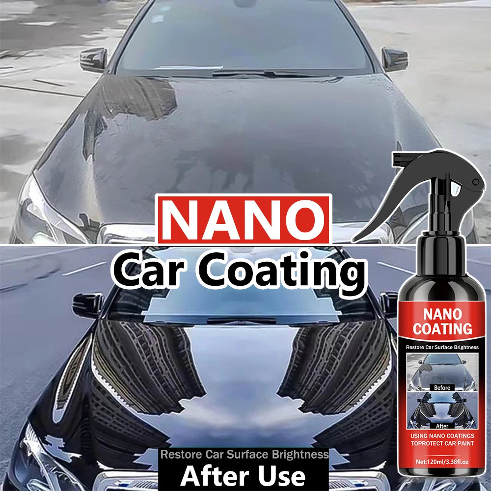 Graphene Nano Ceramic Car Coating Kit - Universal Professional Car Beauty, High Gloss Car Paint Protection, Long-Lasting Gloss