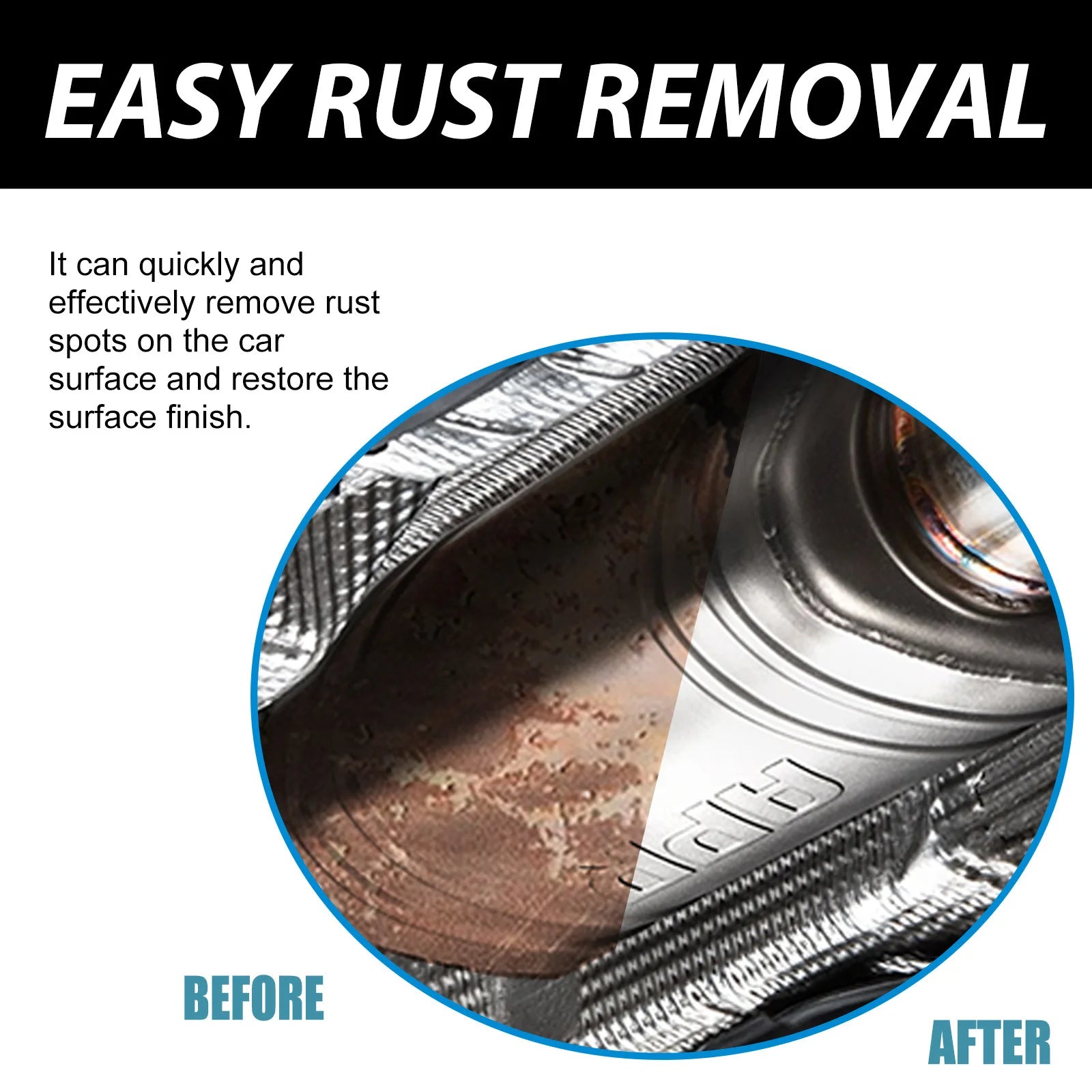 Multi-use Auto Rust Remover Used for Rust Removal Supplying Protective Coat on Car Brake Parts Metal Surface 1/3PCS