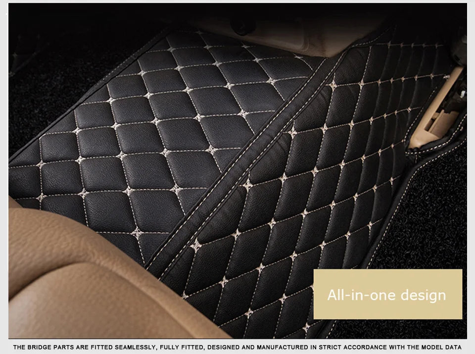 Custom For Nissan Patrol Y61 Y62 Y63 2012-2025-2026 Car Floor Mats Carpet Rugs Foot Pads Interior All-Weather Waterproof
