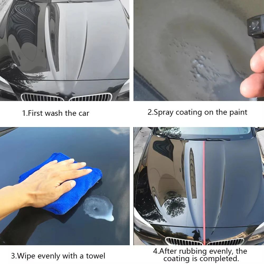 Automotive ceramic nano coating liquid is suitable for Toyota crystal hydrophobic layer polishing paint car polishing coating