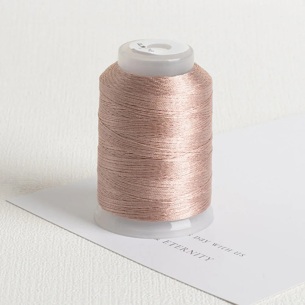350m/rotolo Filo da ricamo per cucito fai da te, strumenti per cucito a punto croce, braccialetto di pizzo, corda intrecciata, nodi di pizzo, decorazione di gioielli