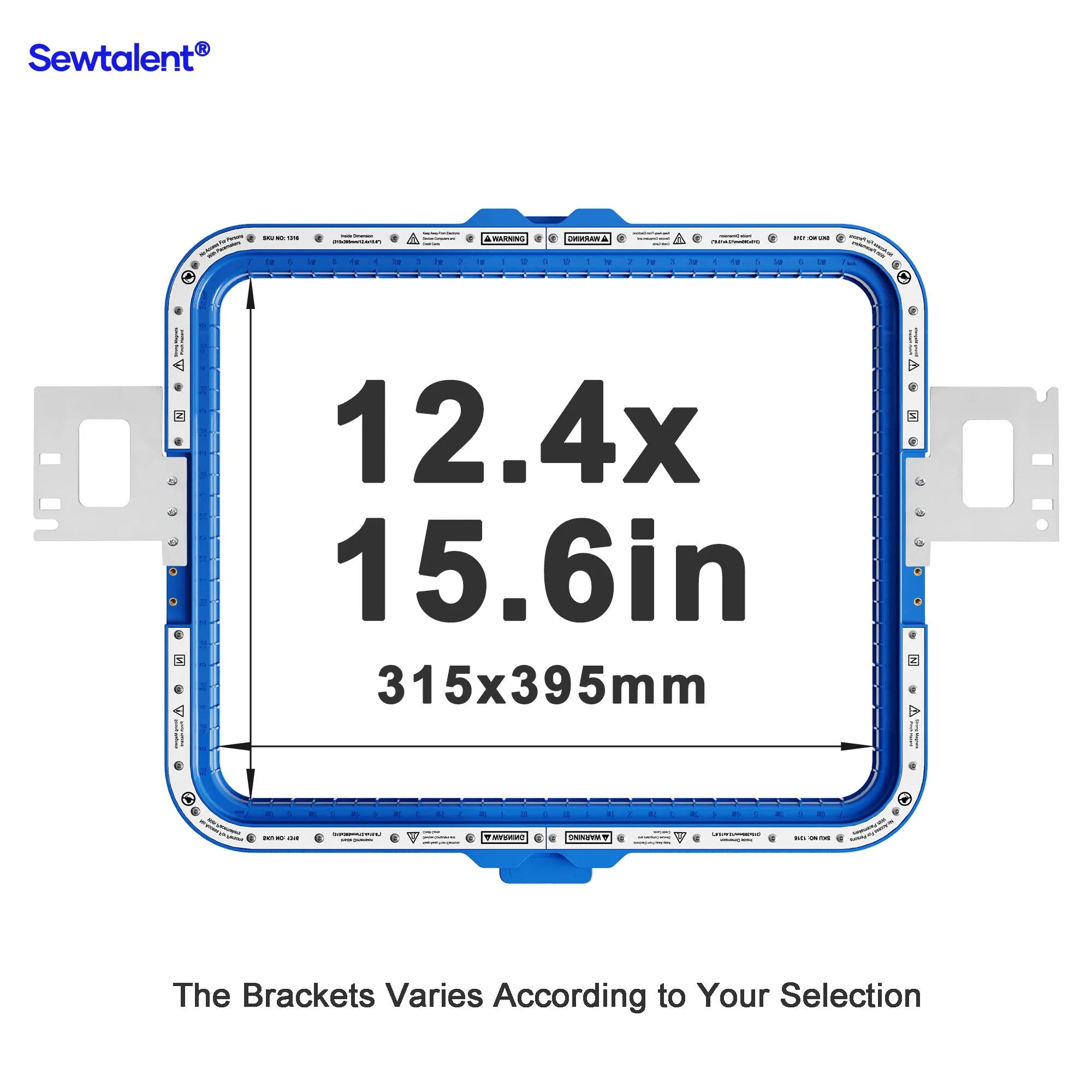 Macchina Smartstitch S-1001/S-1201/S-1501/S-1501 Ultra/S-1501 Plus/S1502 adatta per telaio da ricamo magnetico Sewtalent Mighty Hoop