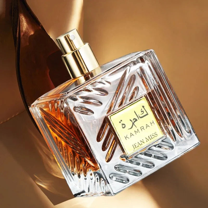 Profumo di lusso arabo da uomo MARK HIM Colonia limone vaniglia legnosa Fragranza duratura Fascino fresco Gentiluomo Uomo d'affari Spray corpo