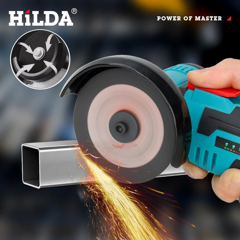 HILDA Mini Smerigliatrice Angolare 12V Ricaricabile Utensile Per Smerigliare Lucidare Macchina Per Smerigliare Per Tagliare Utensili Elettrici A Batteria Al Diamante