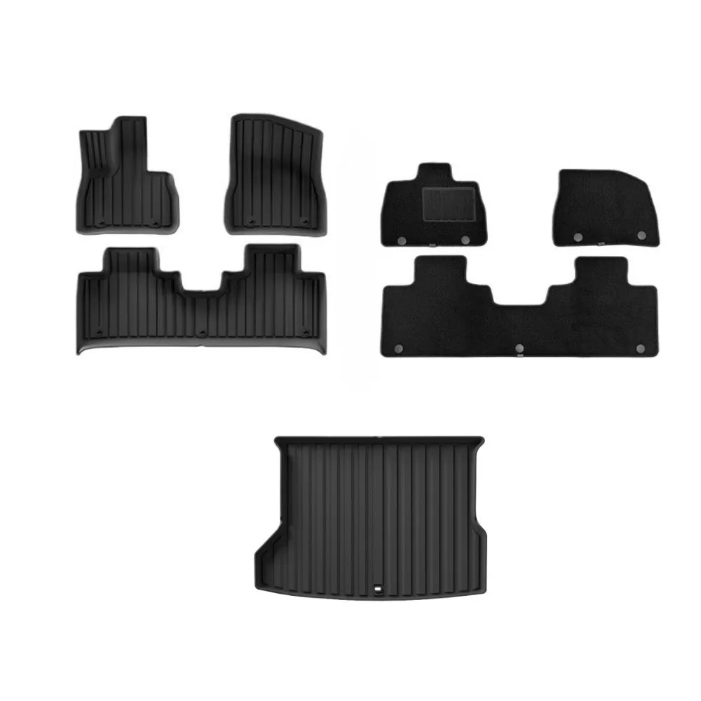 Car Floor Mats for Fangchengbao Titanium 7 All-Weather Waterproof 3D TPE Front Rear Cargo Liner Accessories Seat Back Cushion