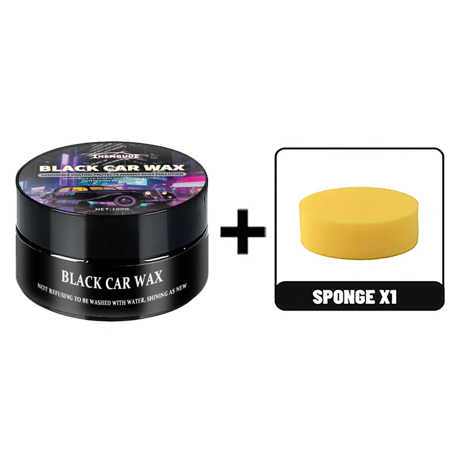 Titanium Ceramic Wax Paste, Ceramic Car Paint Wax, Car Maintenance Polish, Car Scratch Repair and Removal Wax