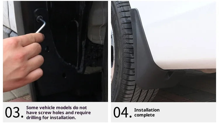 For BYD Equation Leopard Titanium Fangchengbao Tai 7 2025 Car Tire Fender Splash Guard Front and Rear Wheel Fender Auto Parts