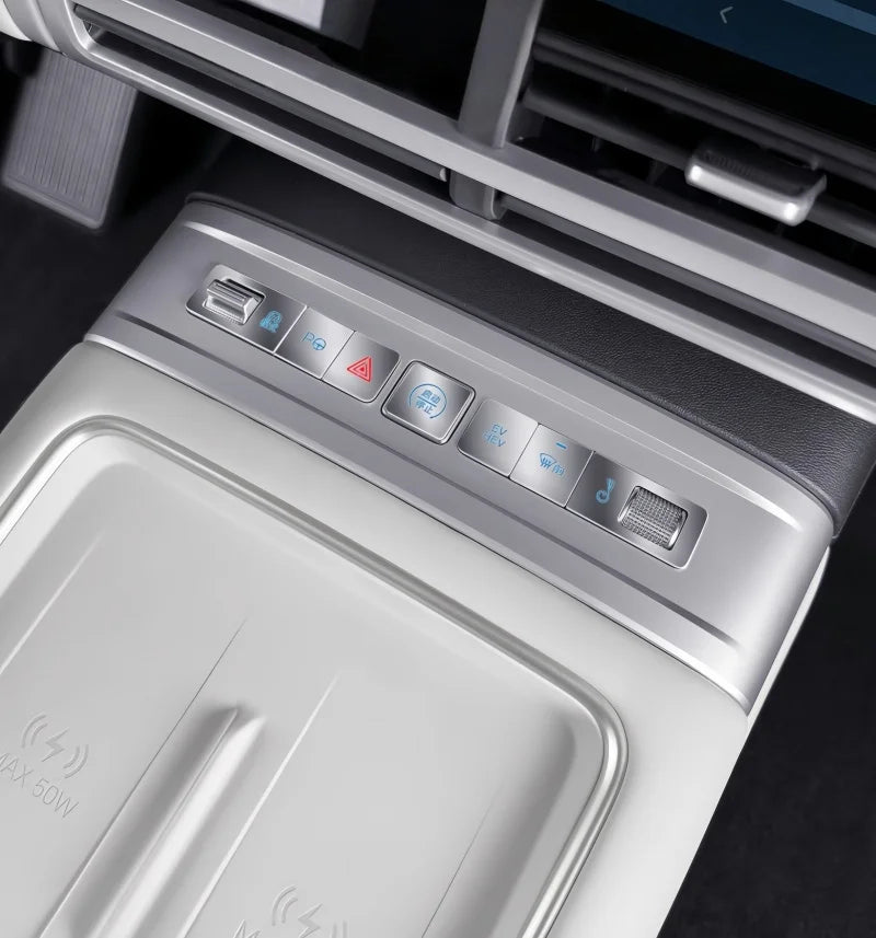 Car Center Console Gear Shift Button Sticker for BYD Leopard 7 Titanium 7 Modified Aluminum Alloy Button Stickers Upgrade Parts