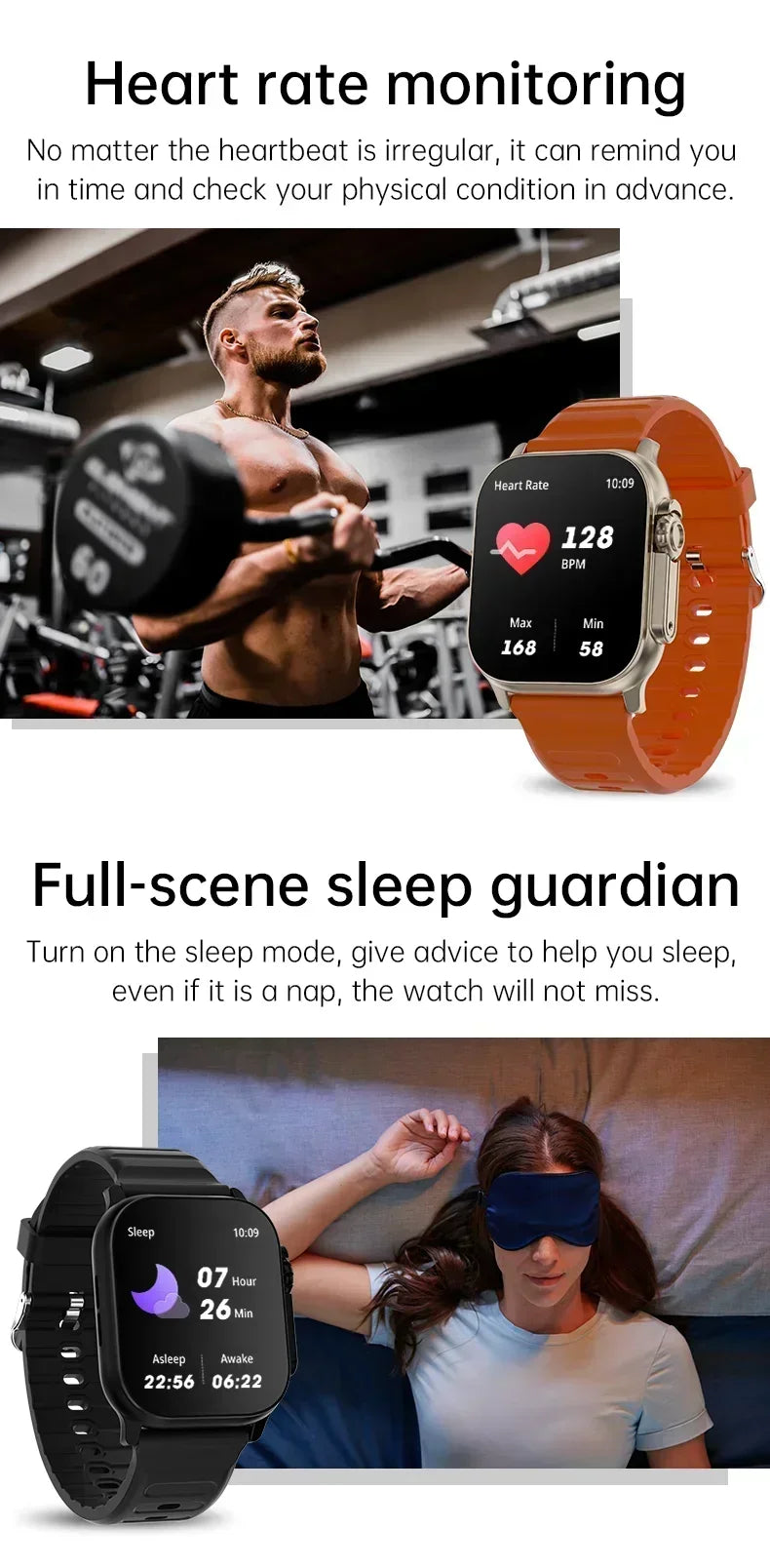 Nuovo Smartwatch T900 U2 da 49mm 2026 Nuovo NFC Uomo Donna GPS Track Chiamata Bluetooth Musica BT Giochi Ricarica Wireless Smartwatch