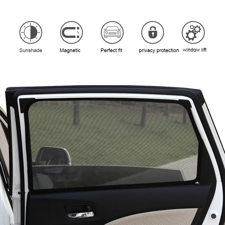 For Nissan PATROL Y62 2010-2025 Car Window SunShade UV Protection Auto Curtain Sun Shade Visor Net Mesh