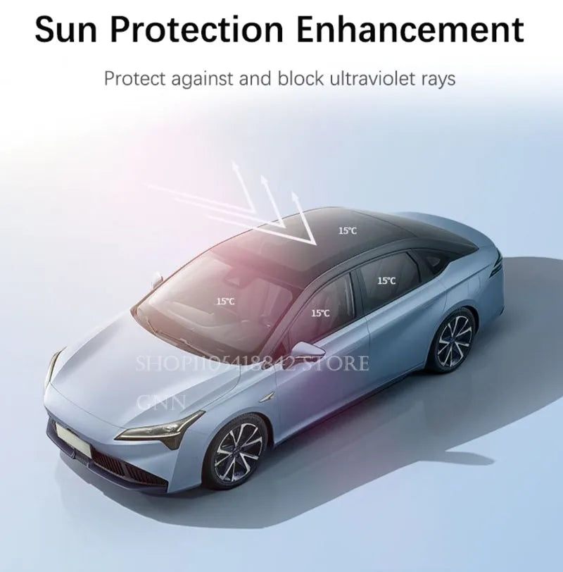 Car Skylight Sunshades For BYD Leopard Titanium 7 Fangchengbao Ti7 Ti 7 2025 2026 2027 Electrostatic Sunroof Blind UV Protection