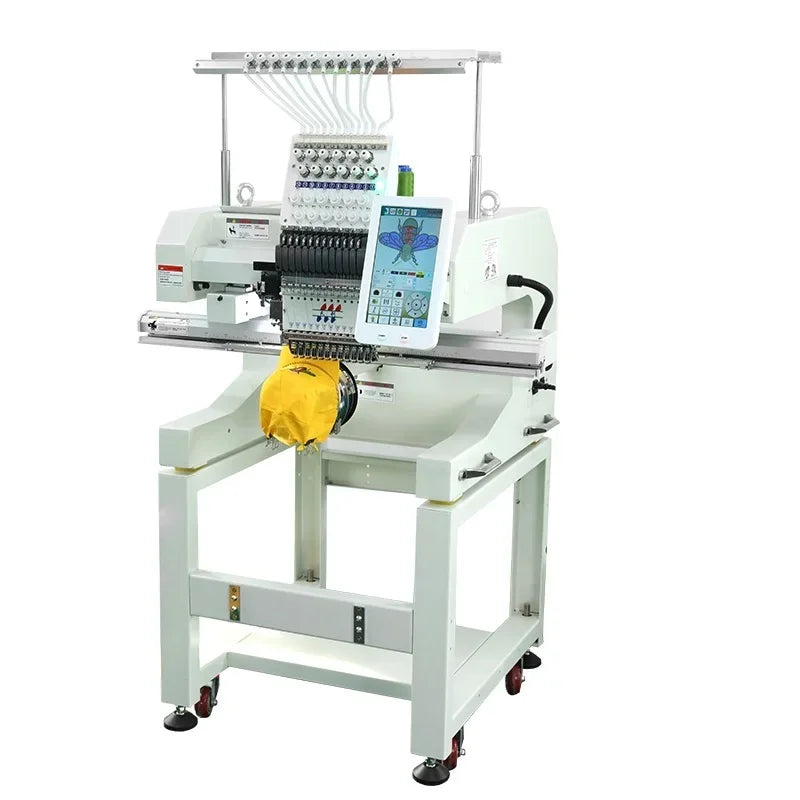 【Più venduto】Macchina da ricamo computerizzata automatica a testa singola/multipla, piccola macchina da ricamo personalizzata