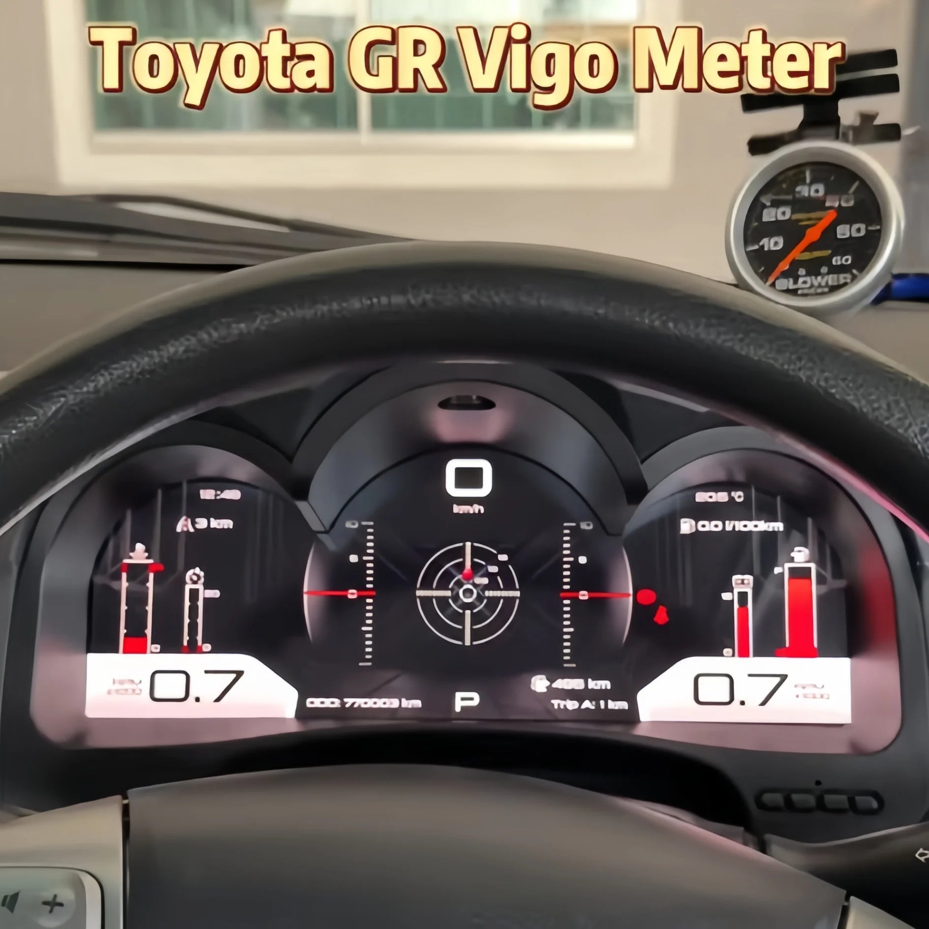 Digital Cluster For Toyota Hilux 2005 2007 2008 2009 2010 2011 2012 2013 Virtual Cockpit Speed Meter Car Dashboard Instrument