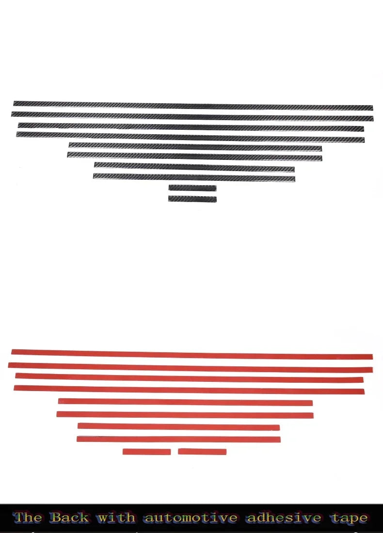 10pcs Acrylic Side Body Moulding Cover Trim Accent For Benz AMG W463 G63 G65 G500 Sticker Accessories Car Styling