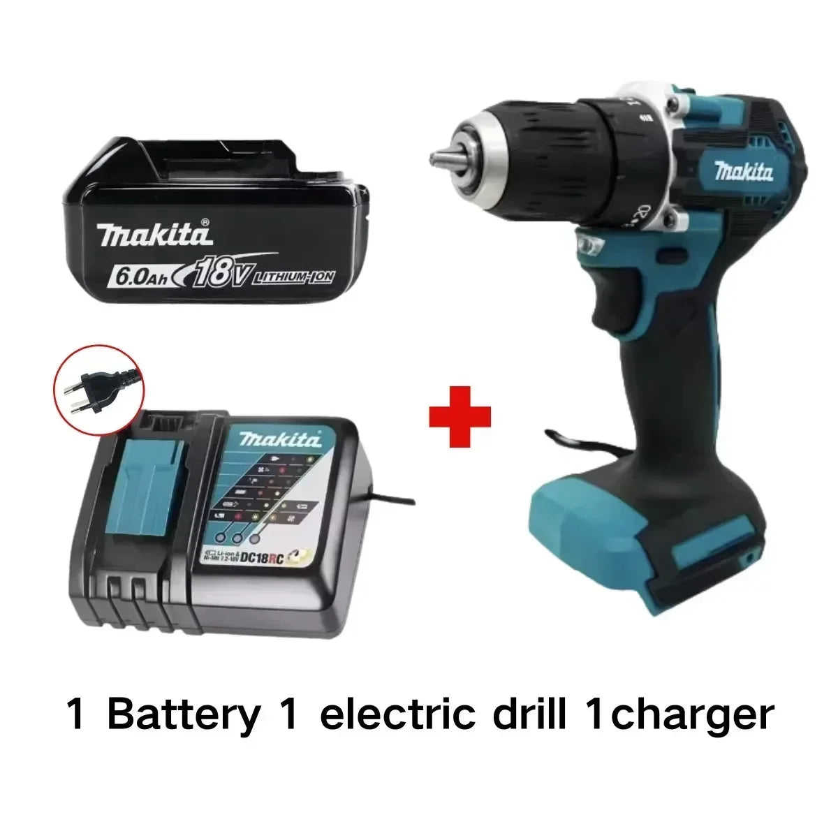 Makita 100% Origineel DDF487 Accu Boor-/Schroefmachine 18V Borstelloze Elektrische Slagschroevendraaier Oplaadbaar Elektrisch Gereedschap