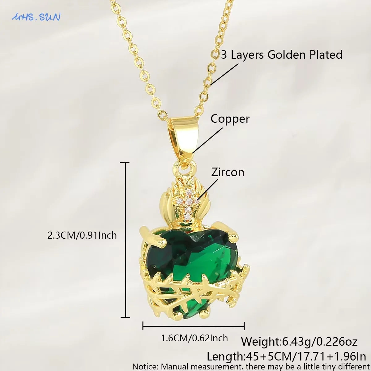 SUNSLL Heilig Rood Hart Kruis Zirkonia Hangers Kettingen Luxe Vrouwen Verguld Romantische Liefde Jubileum Sieraden Geschenken