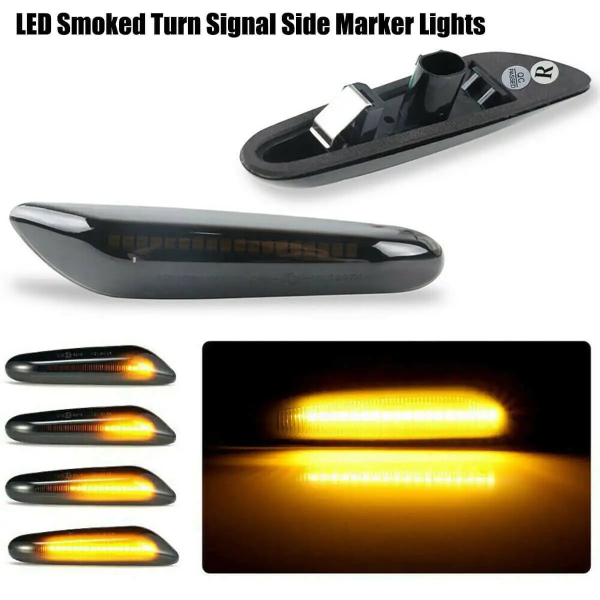 LED Side Marker Light for BMW 1 Series 3 Series 5 X1 X3 E46 E60 E61 E81 E82 E83 84 E87 E88 E90 E91 E92 E93 Turn Signal Indicator