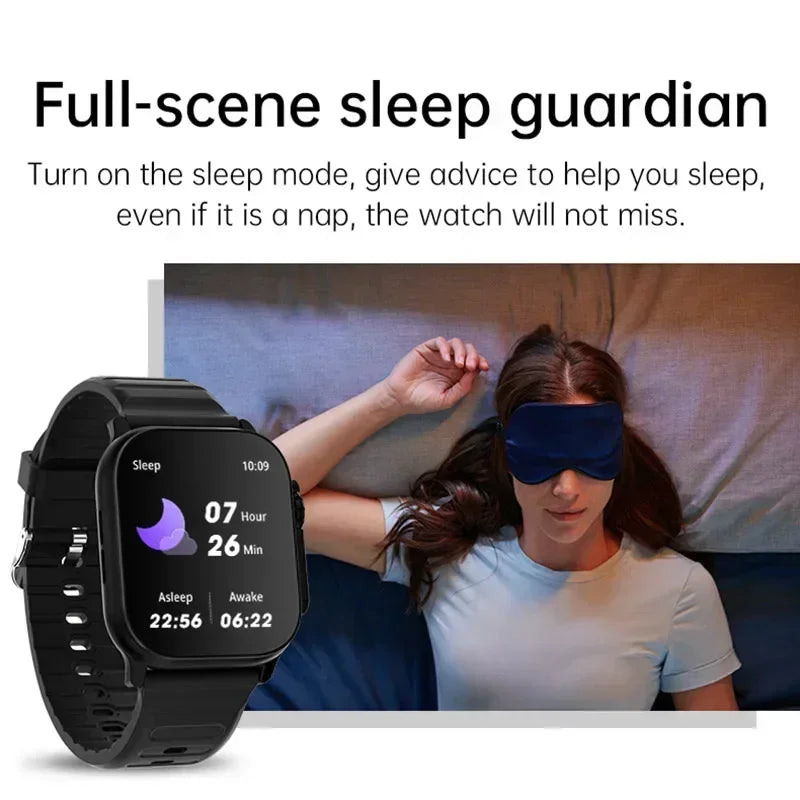 Smartwatch Watch 8 Ultra Watch Ultra Gen 2 IWO NFC Chiamate Bluetooth Cardiofrequenzimetro Impermeabile 2.2 Pollici Fitness Watch Wireless Novità 2026