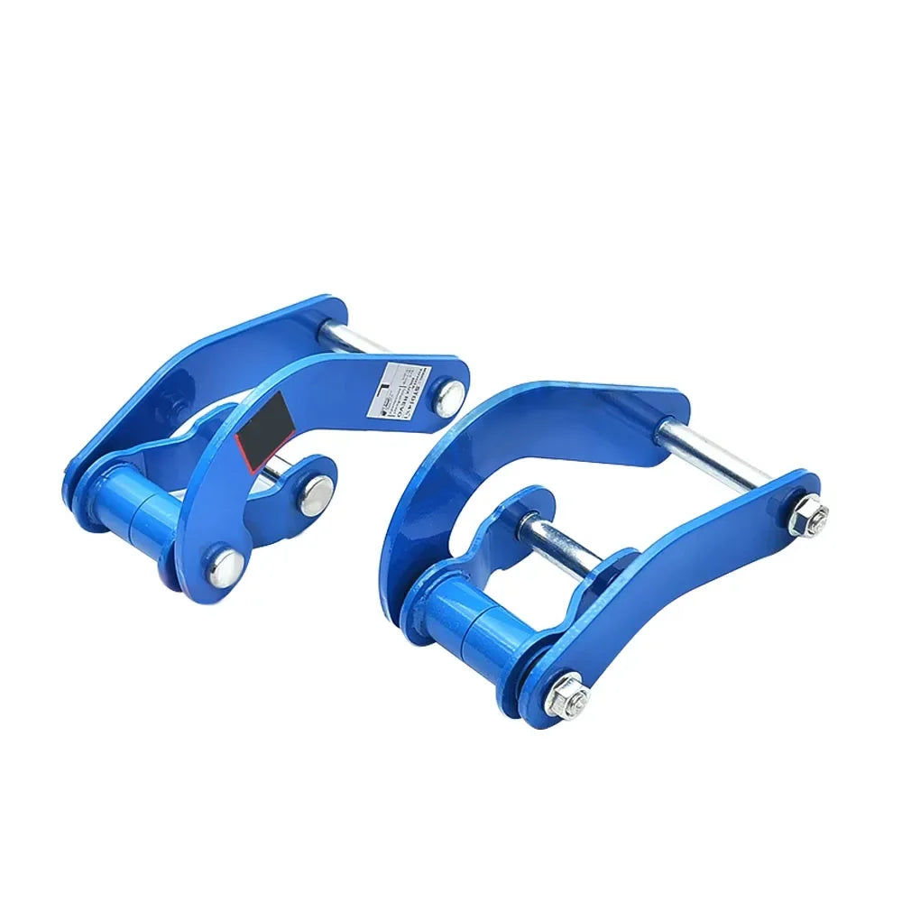 2pcs Comfort Rear G-Shackle Fit For Toyota Hilux REVO 2015+ Car Rear Leaf Spring Suspension Comfort Double G-Shackles Lift Kits