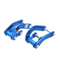 2pcs Comfort Rear G-Shackle Fit For Toyota Hilux REVO 2015+ Car Rear Leaf Spring Suspension Comfort Double G-Shackles Lift Kits