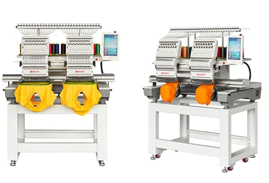 Consegna a Domicilio Automatica 15 Aghi 2 Teste Macchina da Ricamo Industriale per Cappelli Multifunzionale Computerizzata