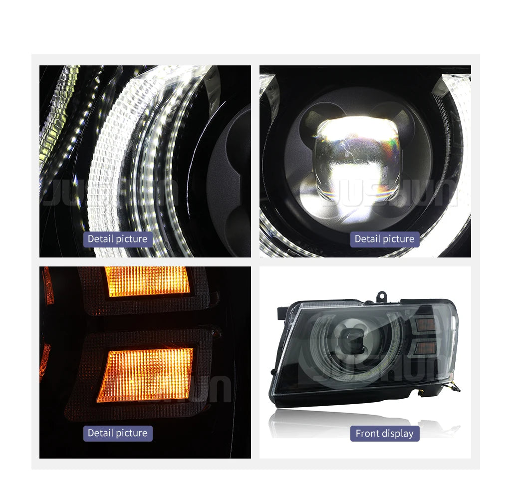High-brightness  Lens Headlights for  Patrol Y61 05-22 Turn signal Daytime Running Lights Car Accessories
