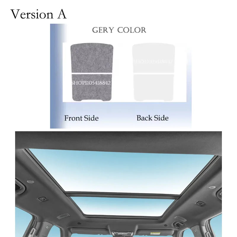 Customized For BYD Leopard Tai 3 Titanium 3 Denza B3 Electrostatic Car Skylight Sunshades Sunroof Blind Sun Shades UV Protection